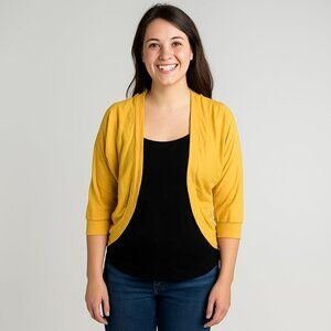 Sold Vintage y2k Small yellow Ann Taylor cardigan